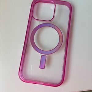 Otterbox lumen iPhone 16 pro Pink Transparent Phone Case